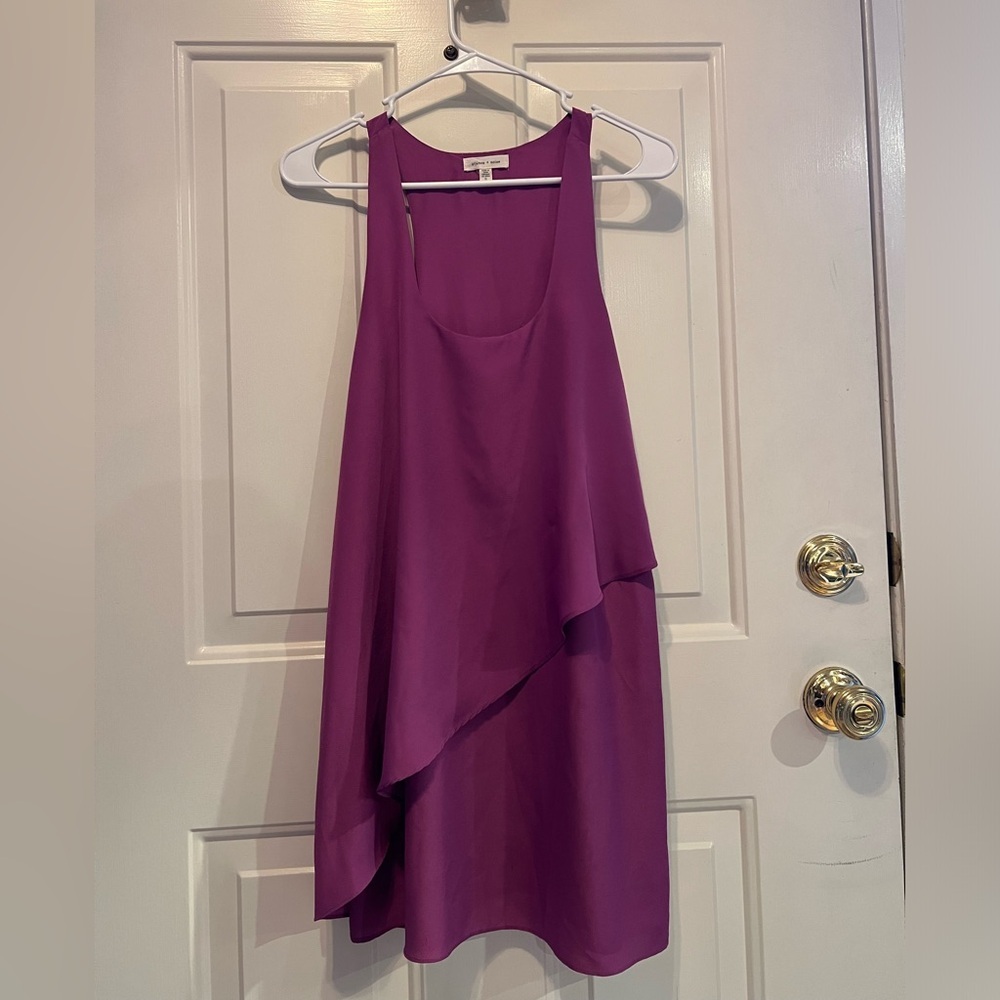 Purple Flowy Dress, Small‎